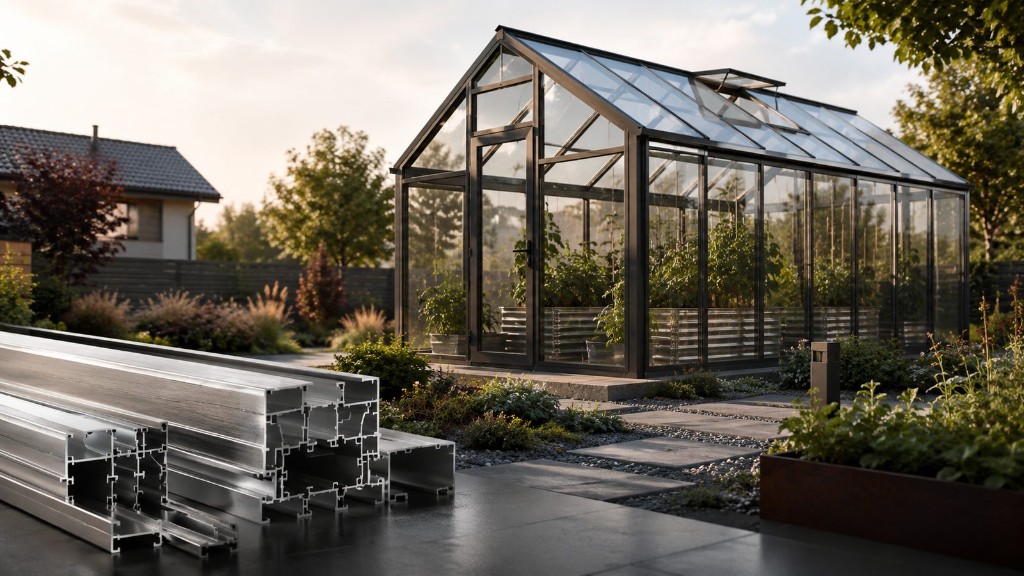 Сайт Aluminium Garden: алюминиевая теплица ХОББИ на частном участке